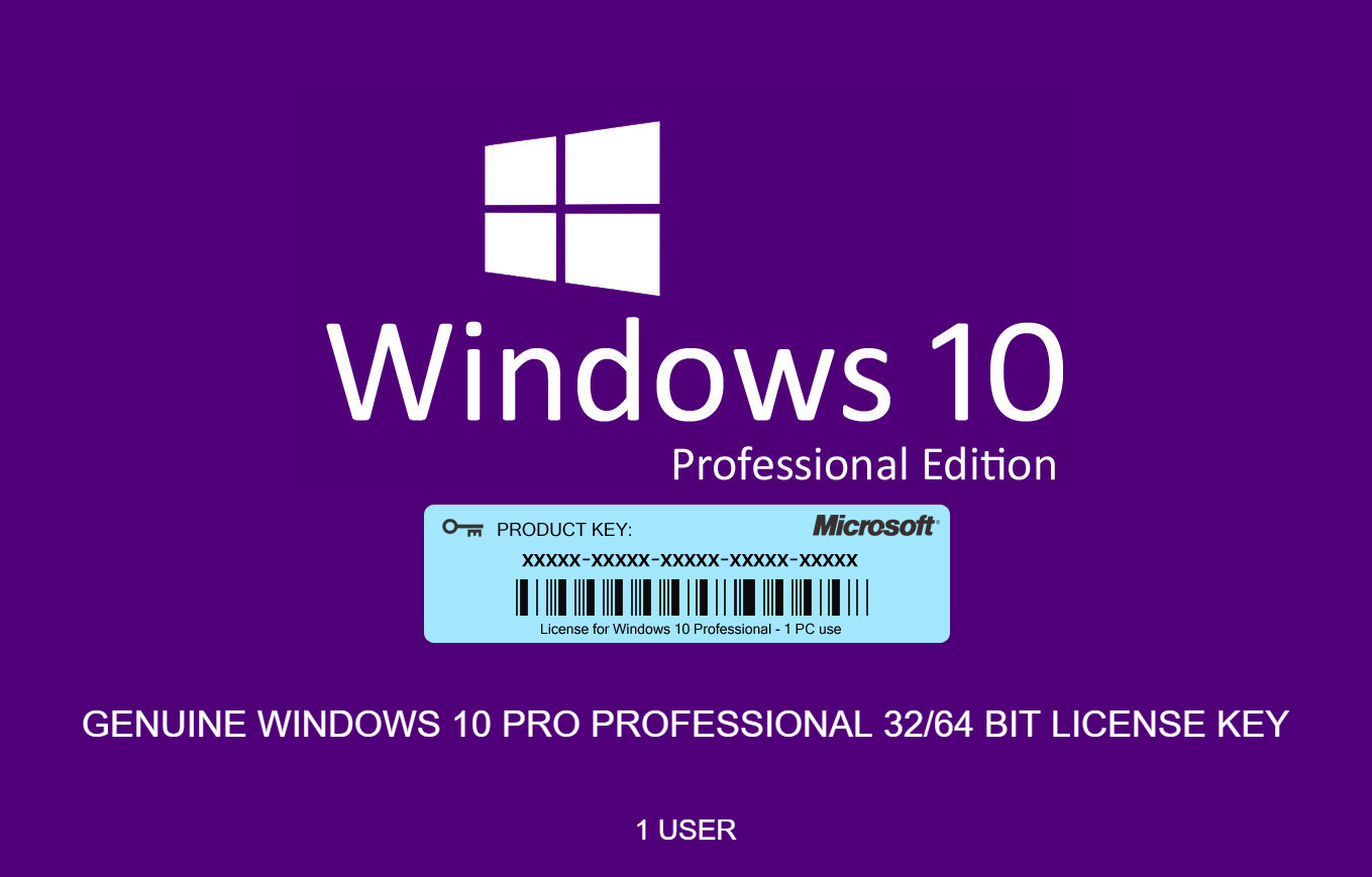 Windows 10 Home 32/64 Bit Product Key Activation For 1 PC Genuine 