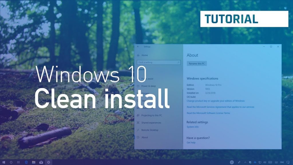 Windows 10 Pro/Home – Clean Install Guide