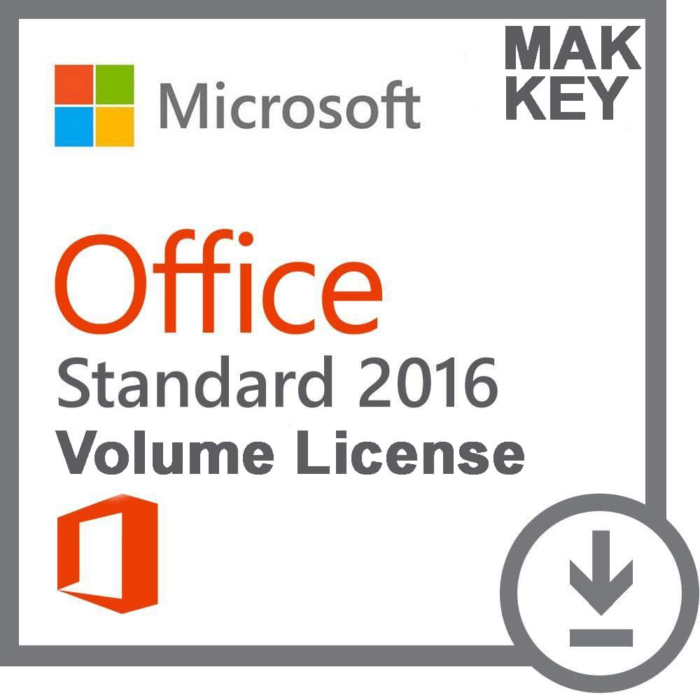 Microsoft Office Standard 16 50 Pc Activations Mak License Key
