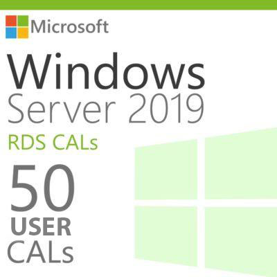 WindowsServer201950UsersCals